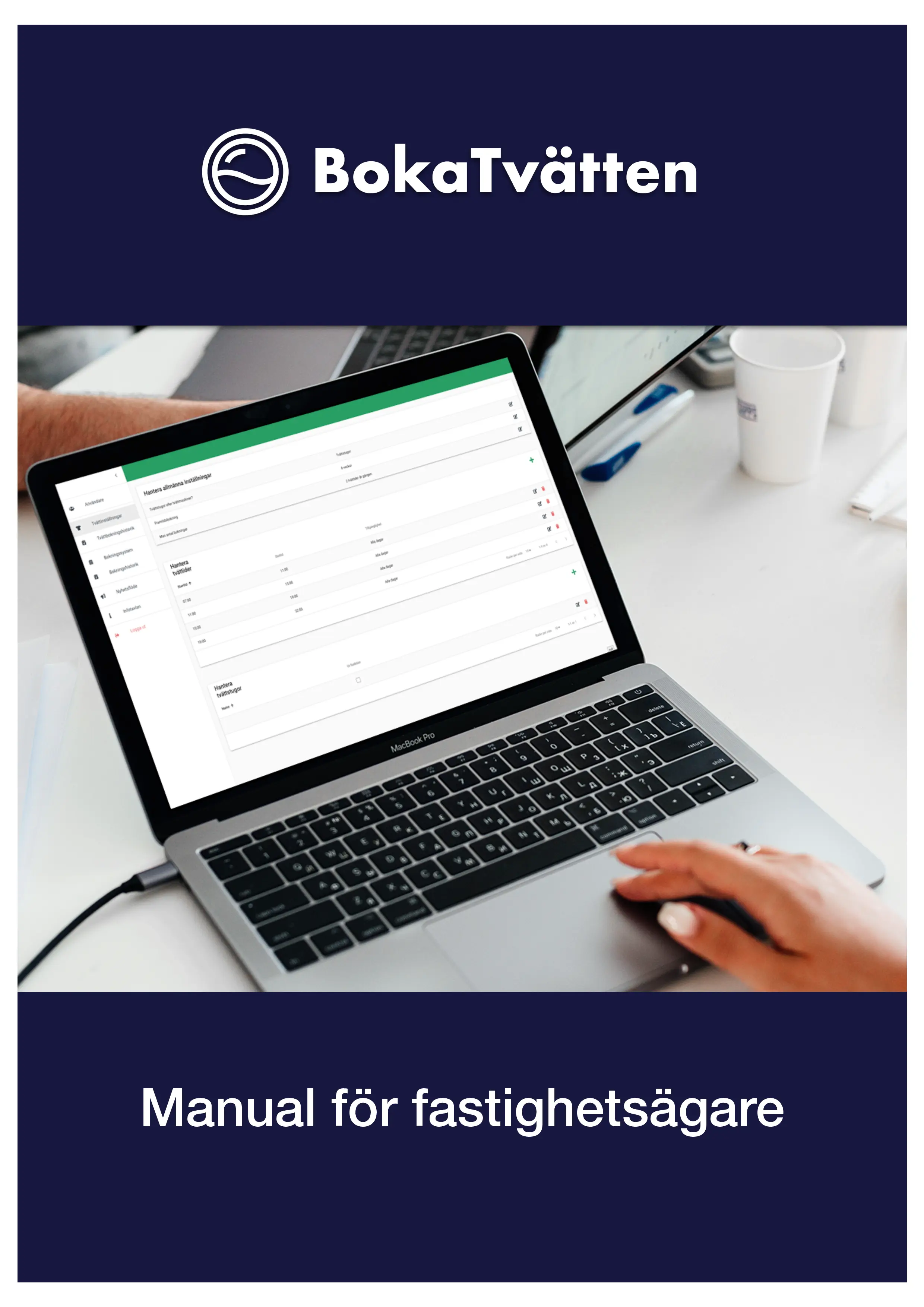 Manual för att Boka Tvättid Manual för att Boka Tvättid